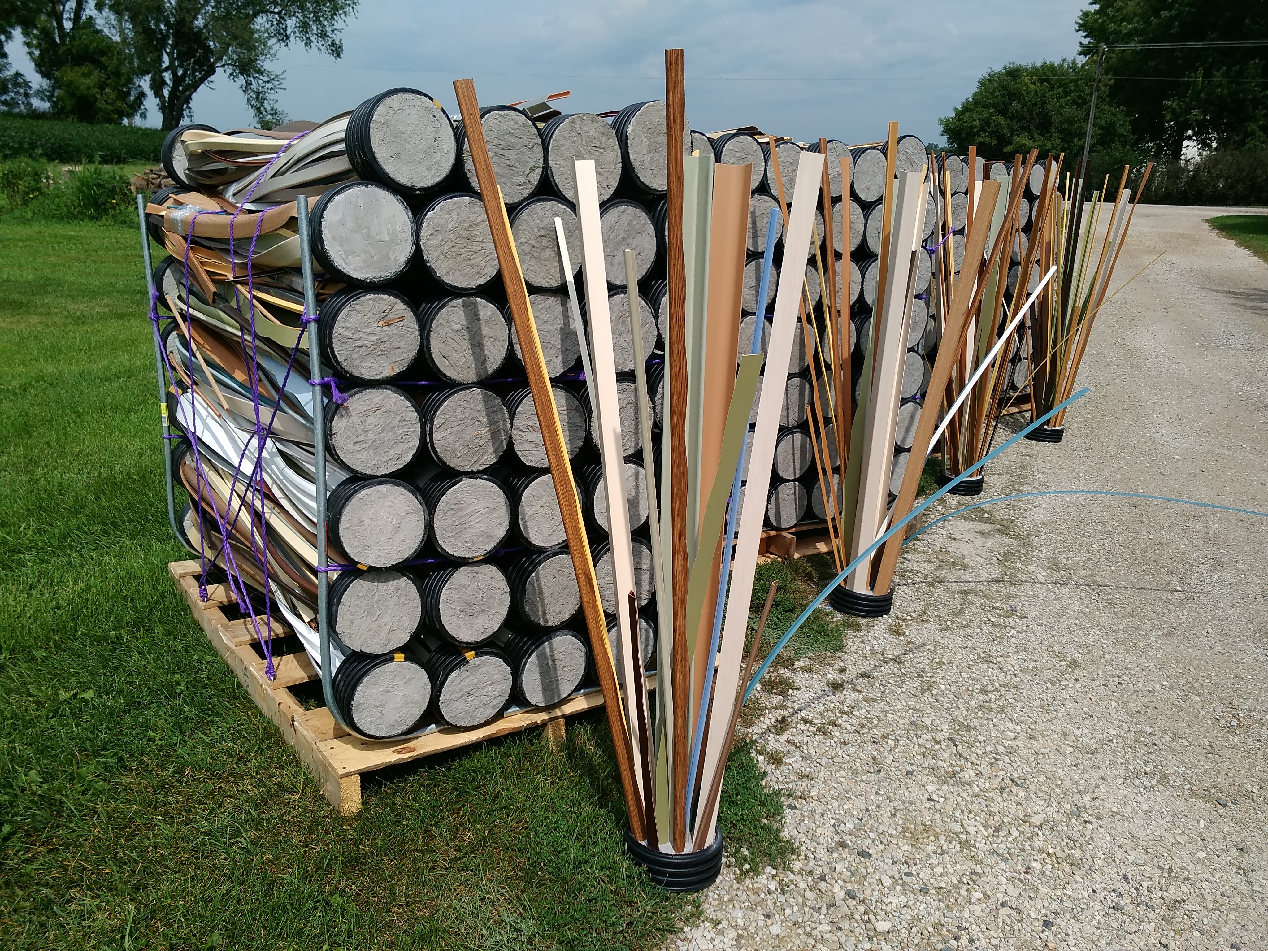 PVC Crappie Stake Bed Structure